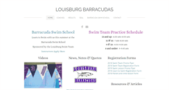 Desktop Screenshot of louisburgbarracudas.com